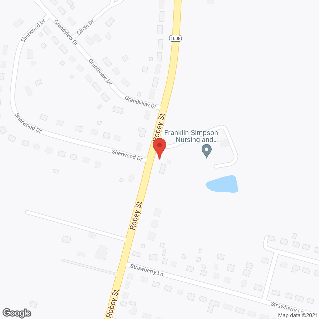 Map of the neighborhood around Medco Center of Franklin