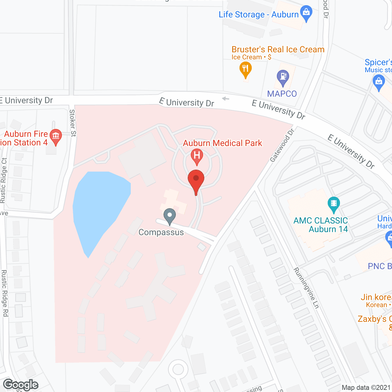 Map of the neighborhood around Summer Village at Camellia Place