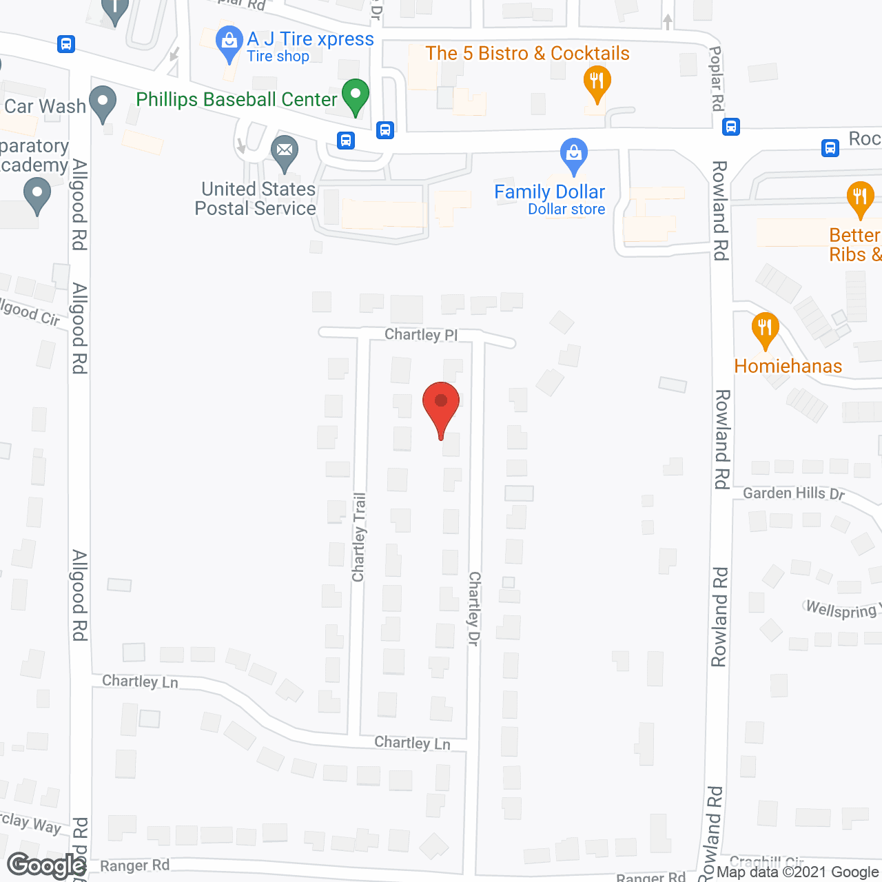 Map of the neighborhood around Gifts of Deliverance