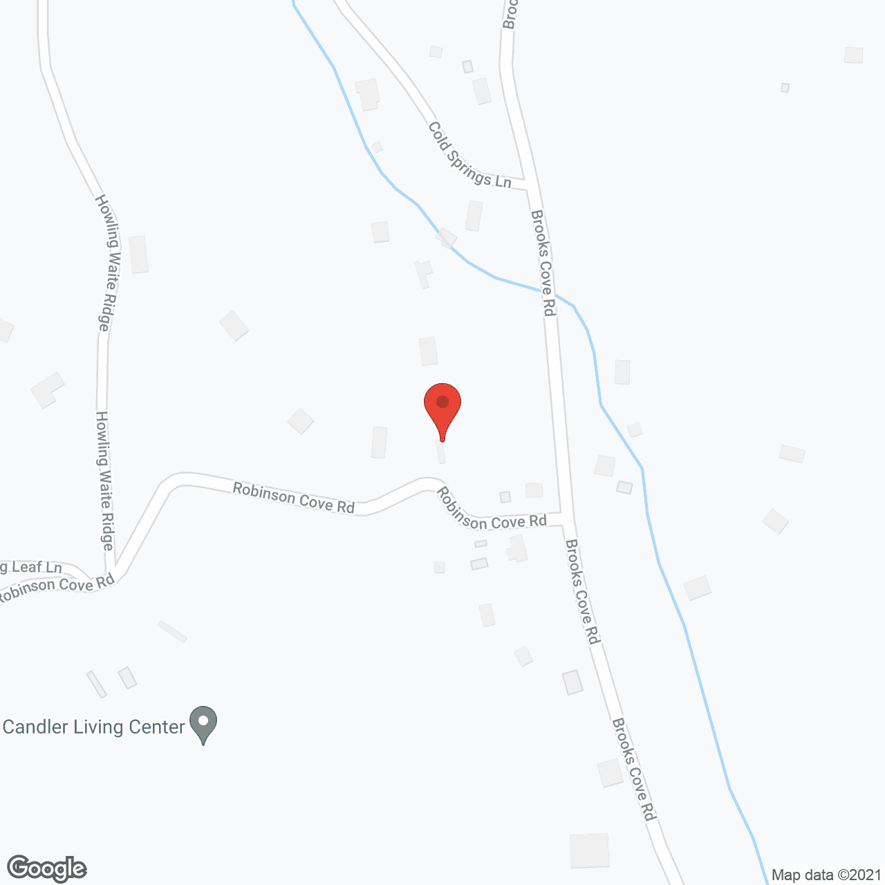 Map of the neighborhood around Pleasant Cove Adult Care