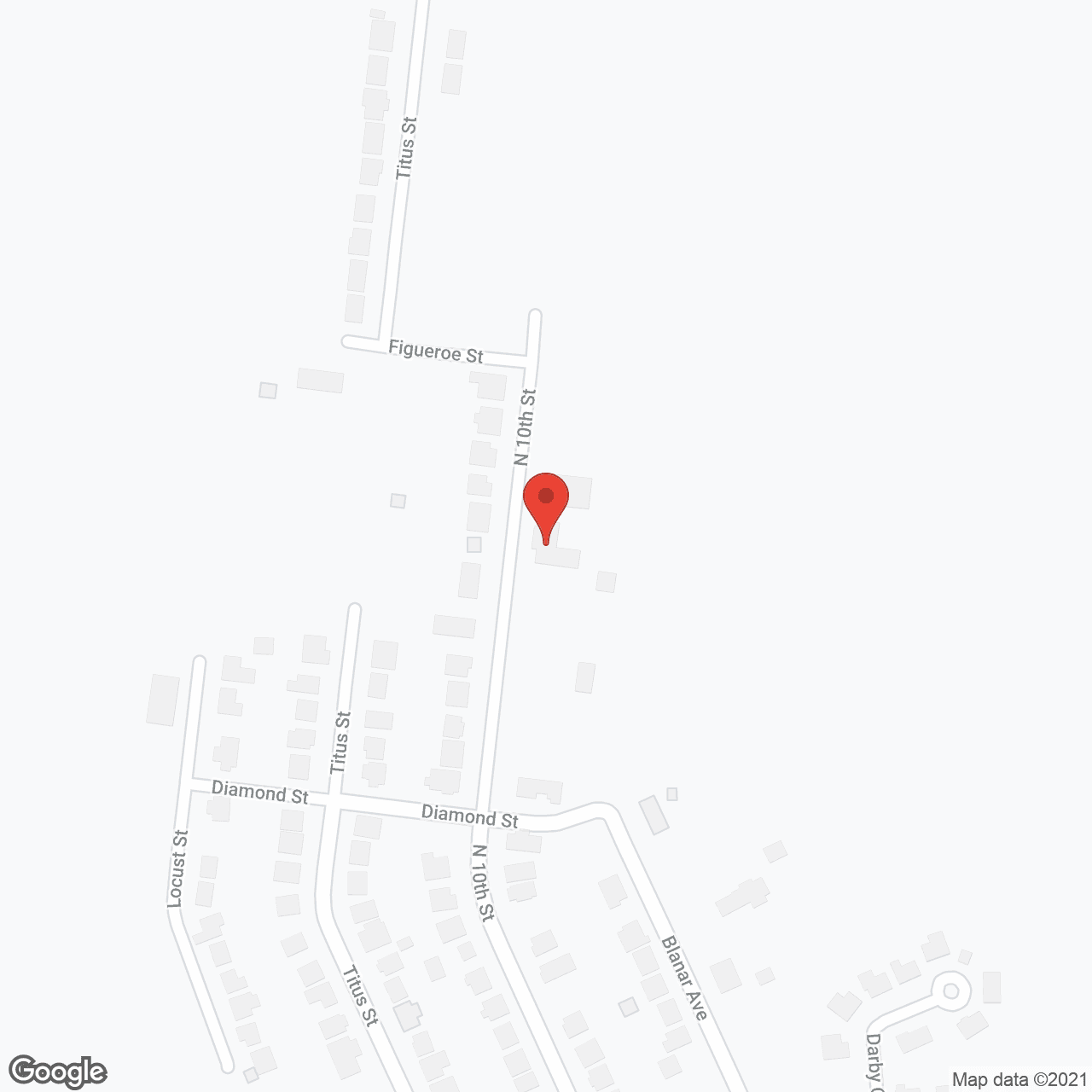 Map of the neighborhood around Woodland Hills Assisted Living
