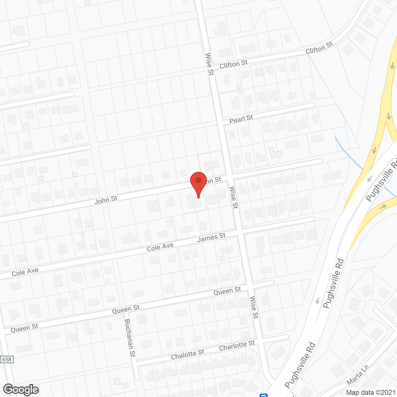 Map of the neighborhood around Cascade Retreat