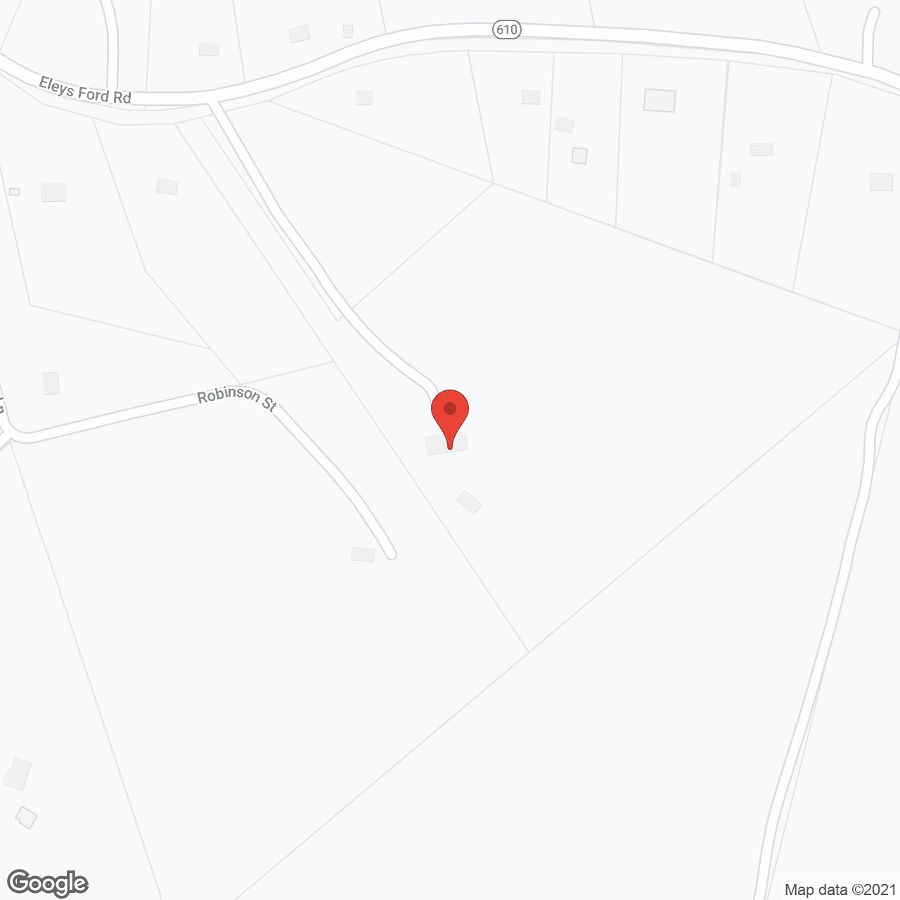 Map of the neighborhood around Lignum Manor