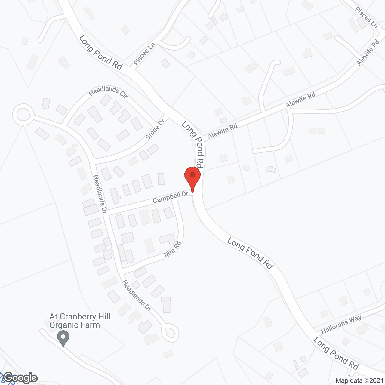 Map of the neighborhood around Plymouth Long Pond Village
