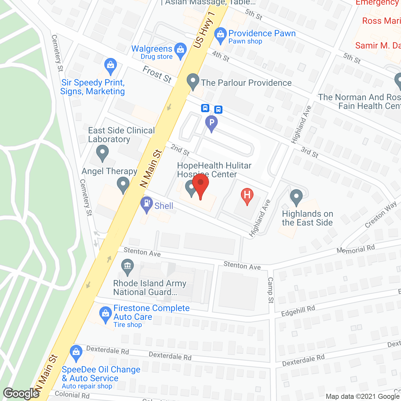 Map of the neighborhood around Summit & Pavilion