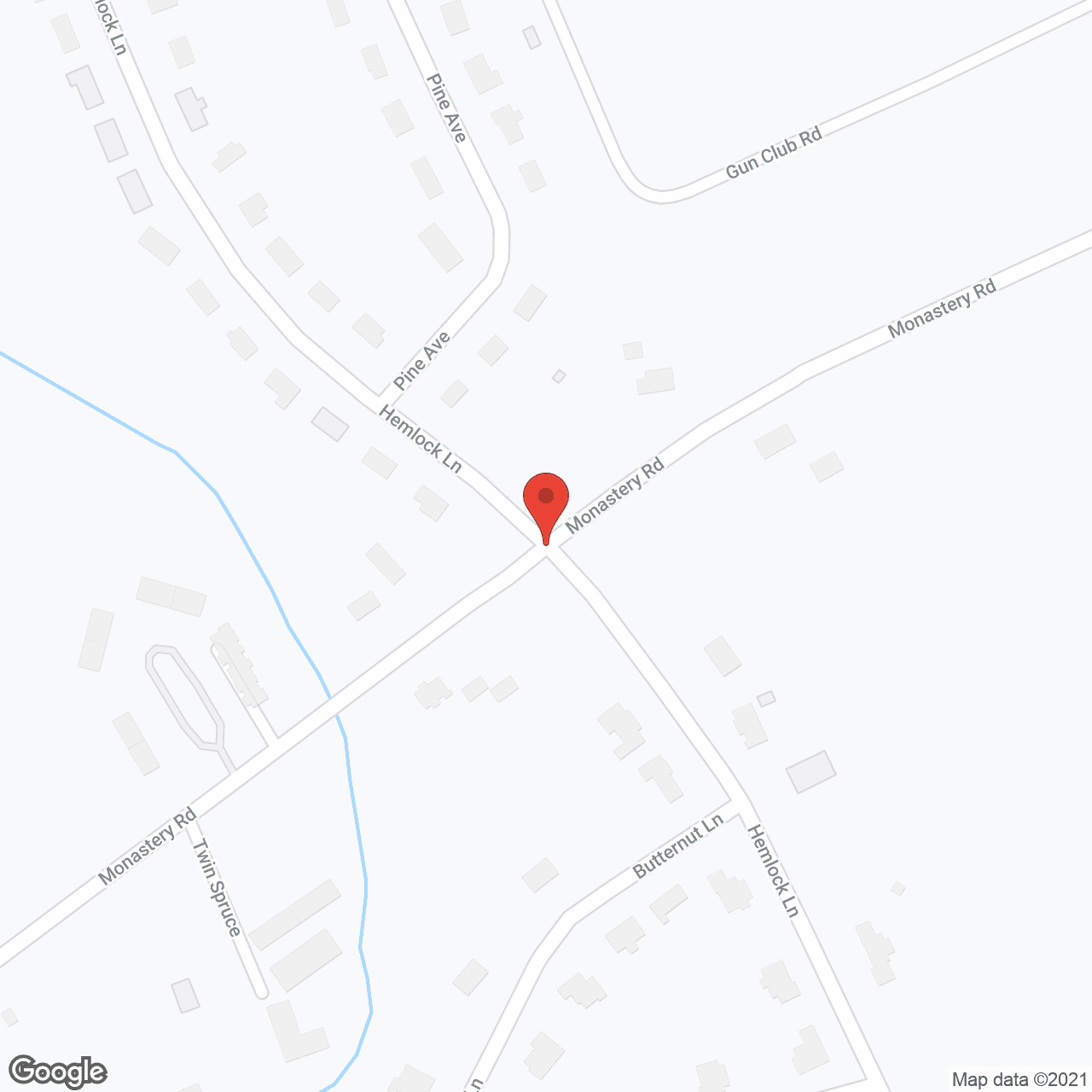 Map of the neighborhood around Twin Spruce Homes Inc