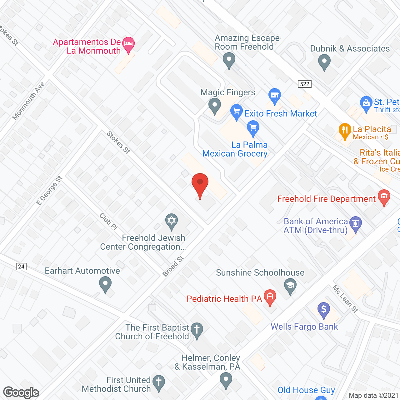 Map of the neighborhood around Tahanan Residential Healthcare Facility