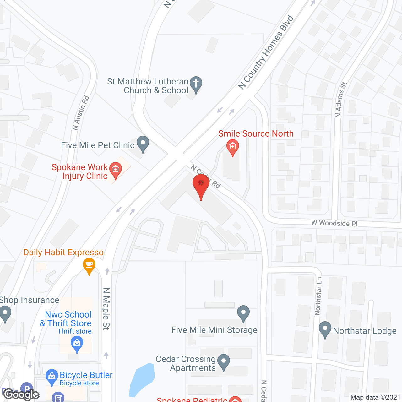 Map of the neighborhood around Viking Plass