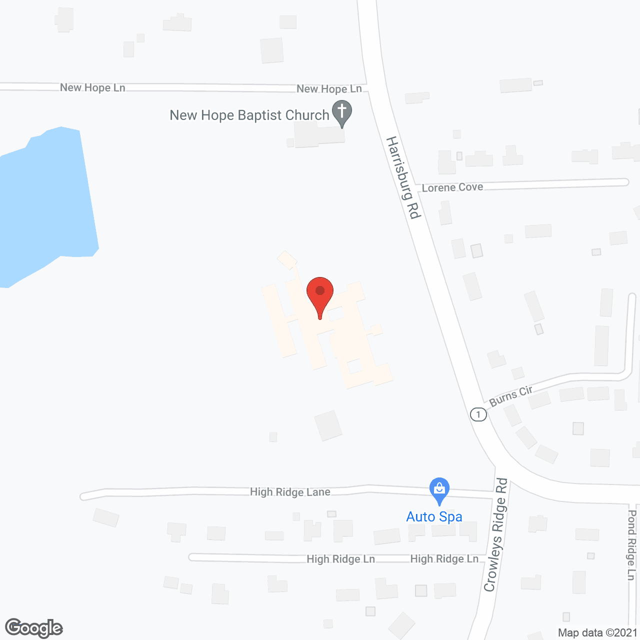 Map of the neighborhood around Craighead Nursing Ctr