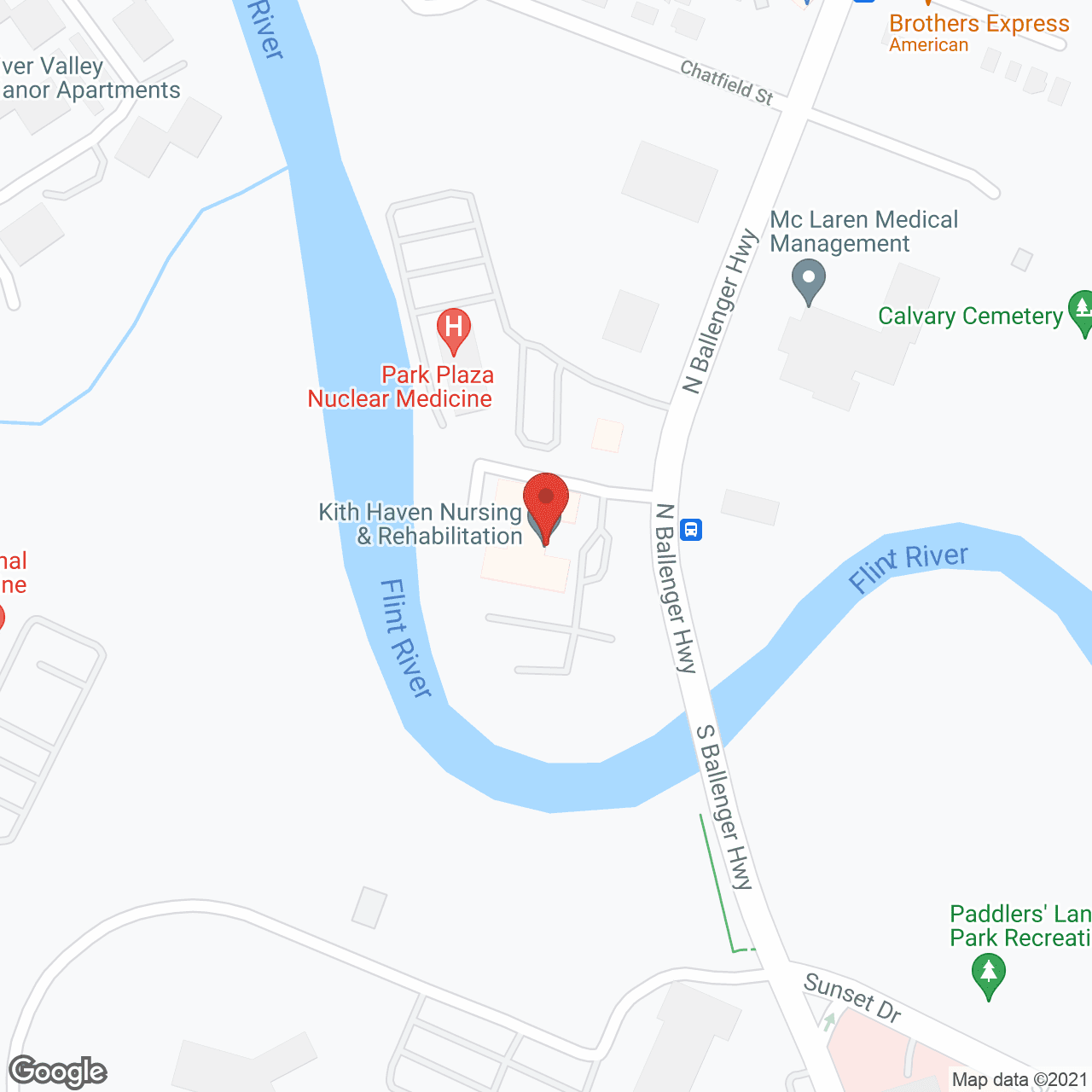 Map of the neighborhood around Kith Haven Inc