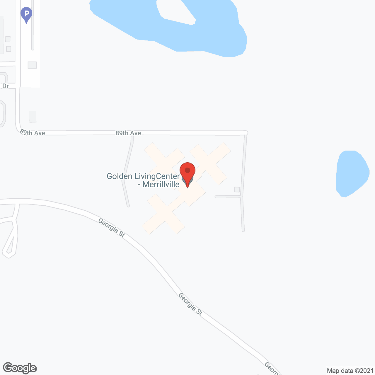 Map of the neighborhood around Golden LivingCenter - Merrillville