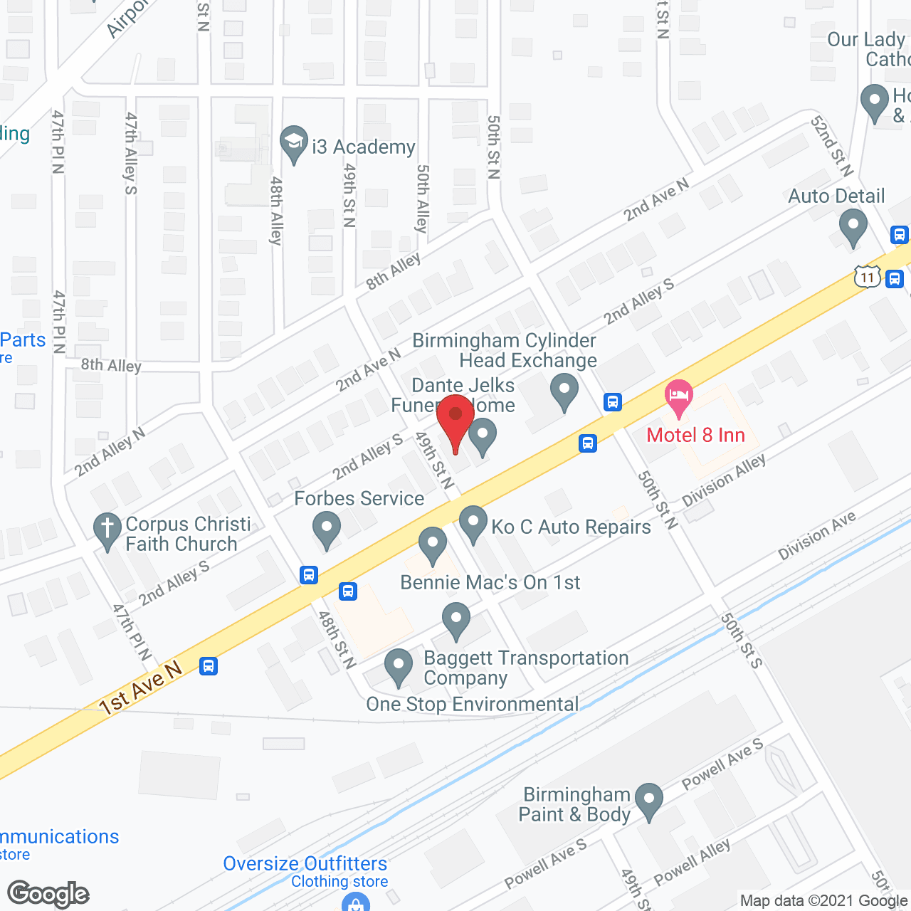 Map of the neighborhood around Rose Garden Adult Day Care Ctr