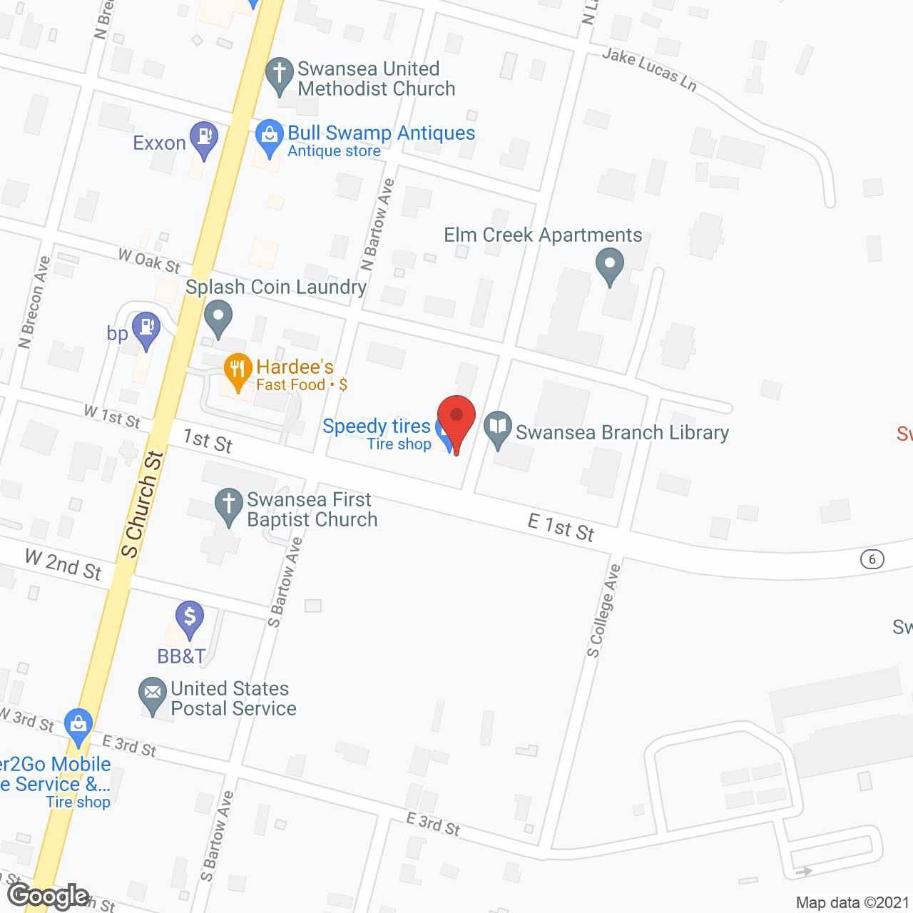 Map of the neighborhood around Myers Residential Care Fclty
