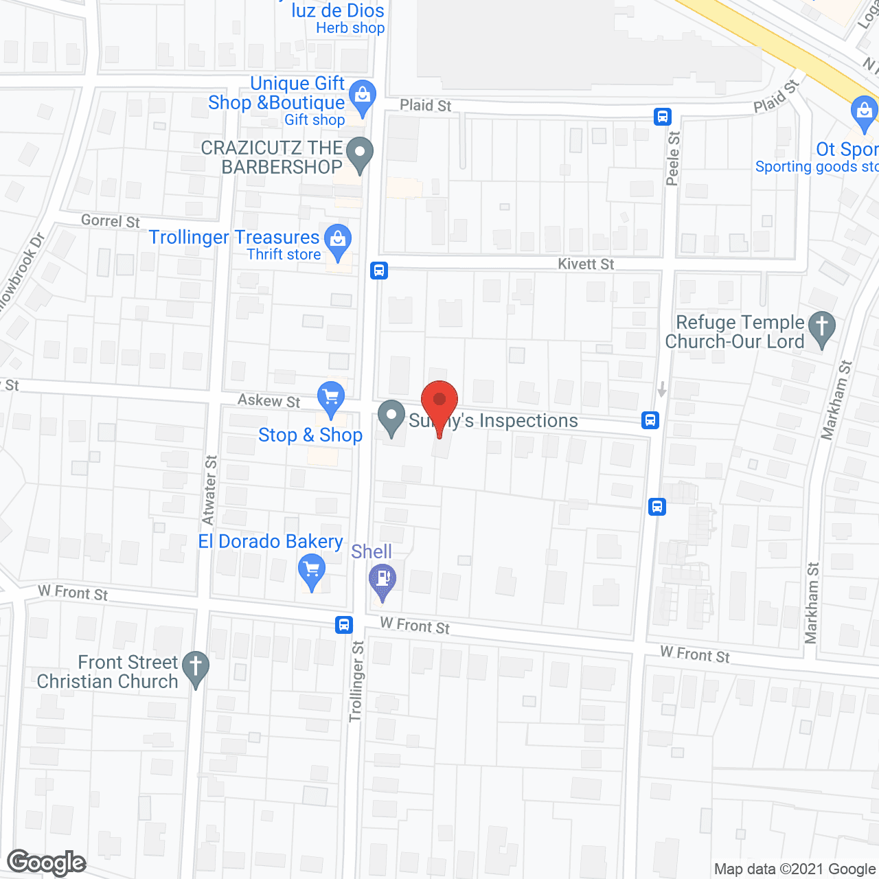 Map of the neighborhood around Eliphal Family Care Home