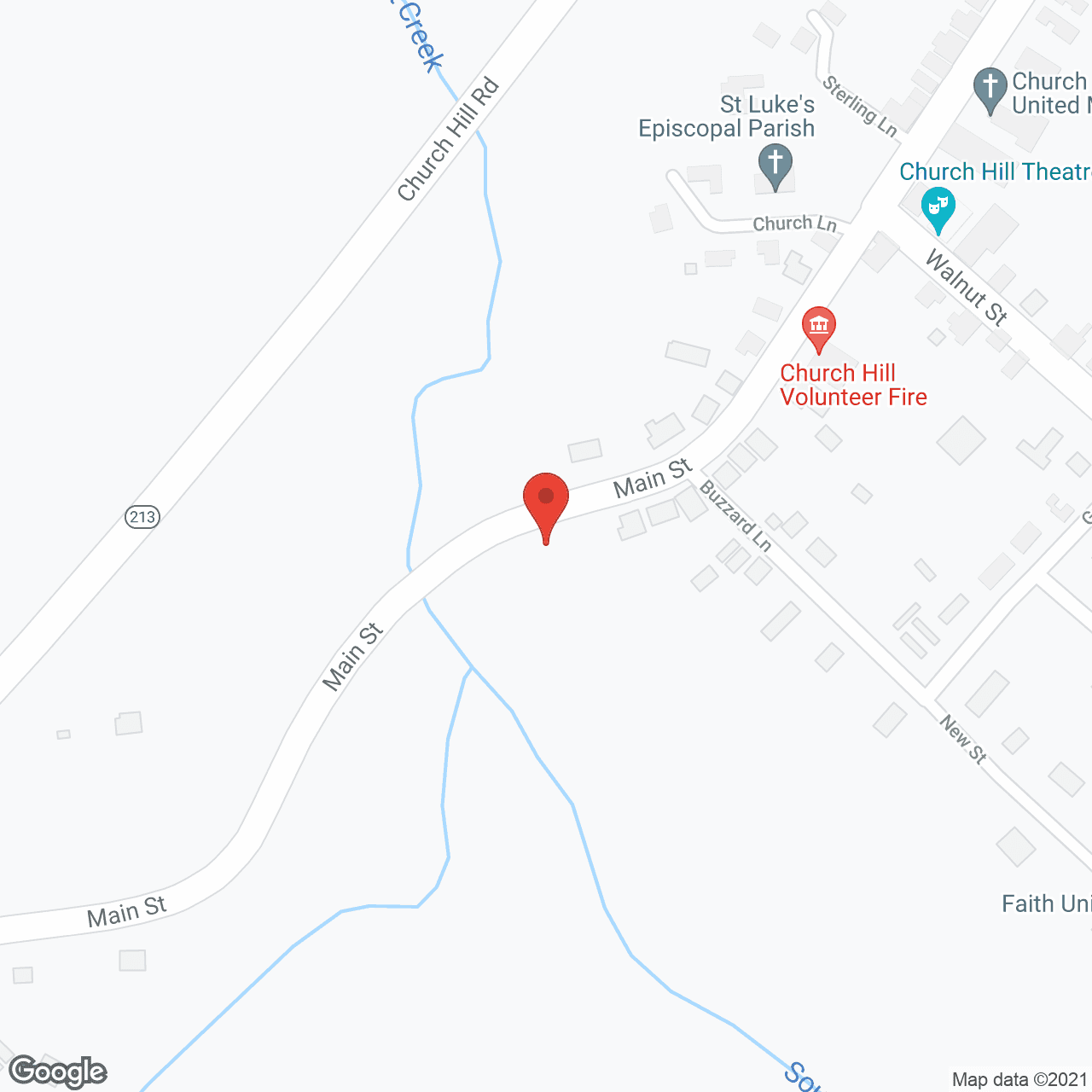 Map of the neighborhood around Schuyler House