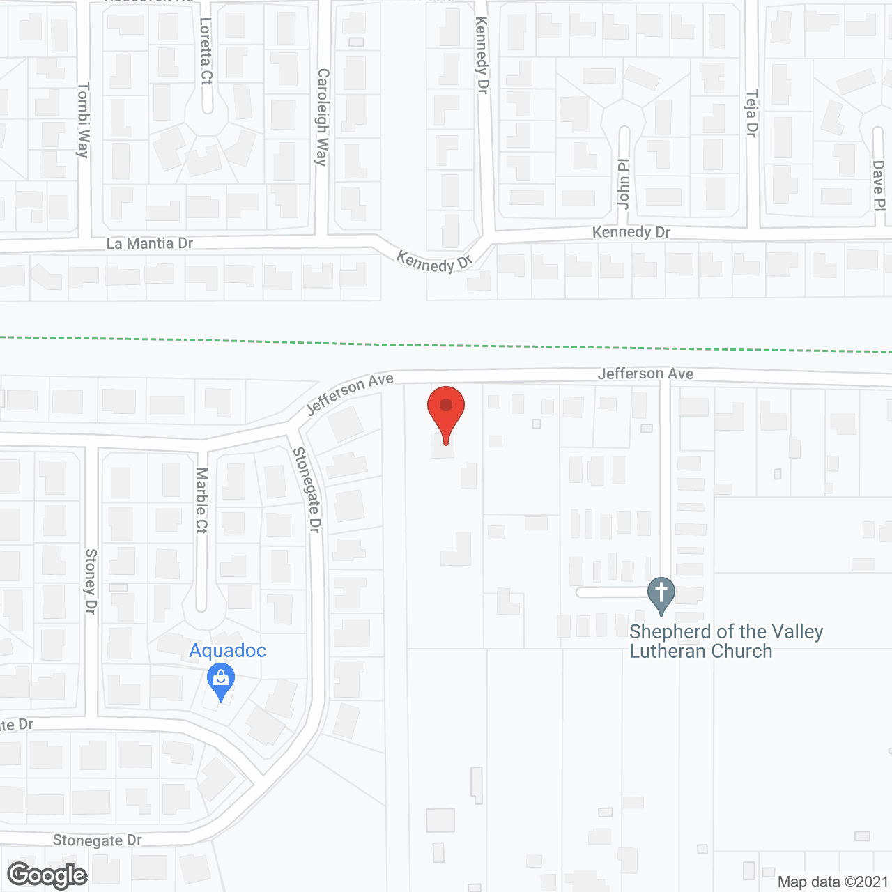 Map of the neighborhood around Golden Acres Home Care II