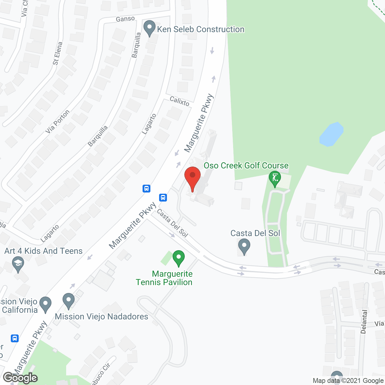 Map of the neighborhood around Atria Del Sol