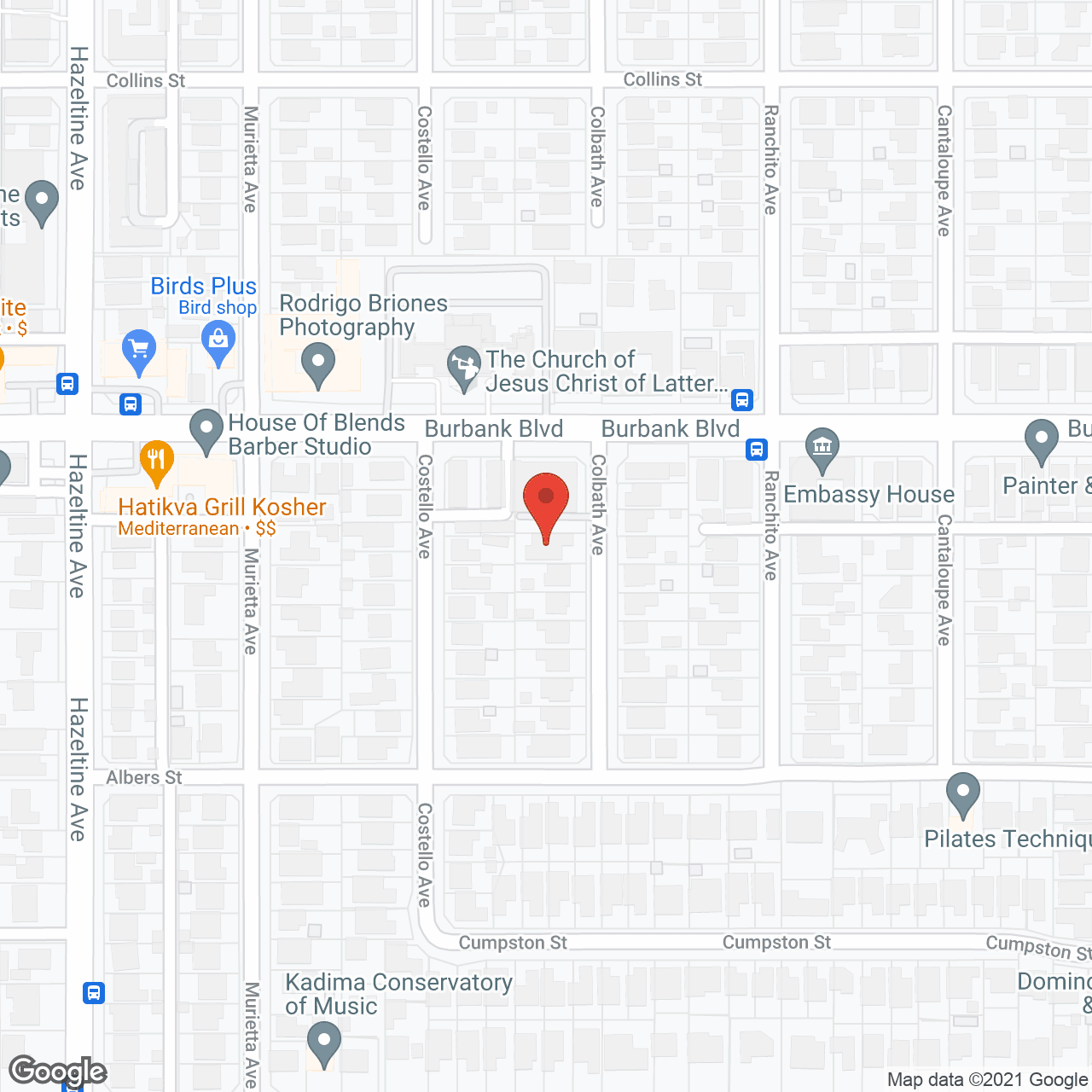 Map of the neighborhood around ACM Family Home Care I