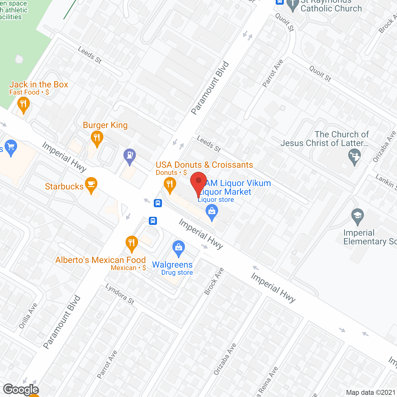 Map of the neighborhood around Aspen Place Apartments-Seniors