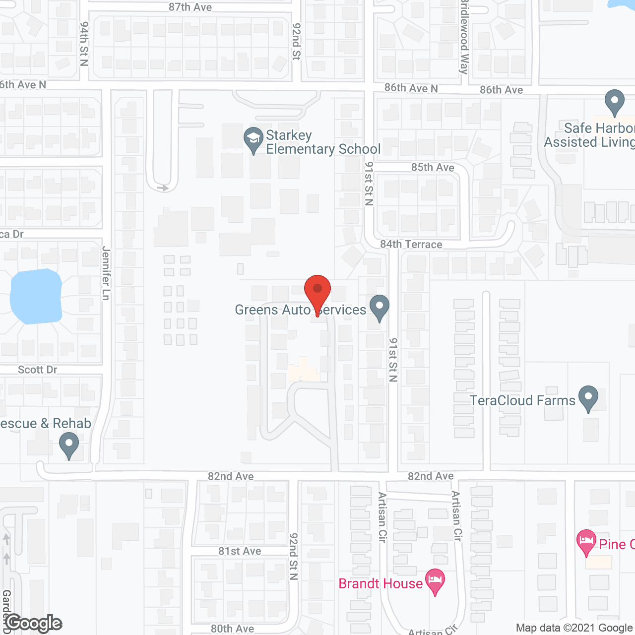 Map of the neighborhood around The Villas Of Casa Celeste