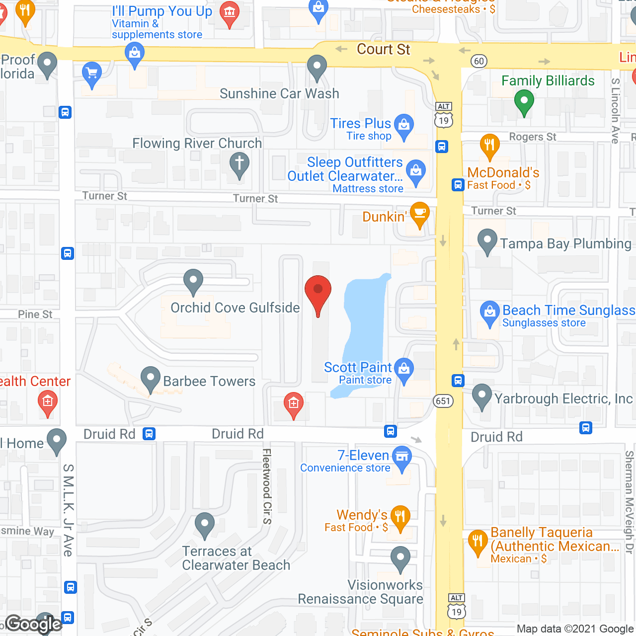 Map of the neighborhood around Madison Glen