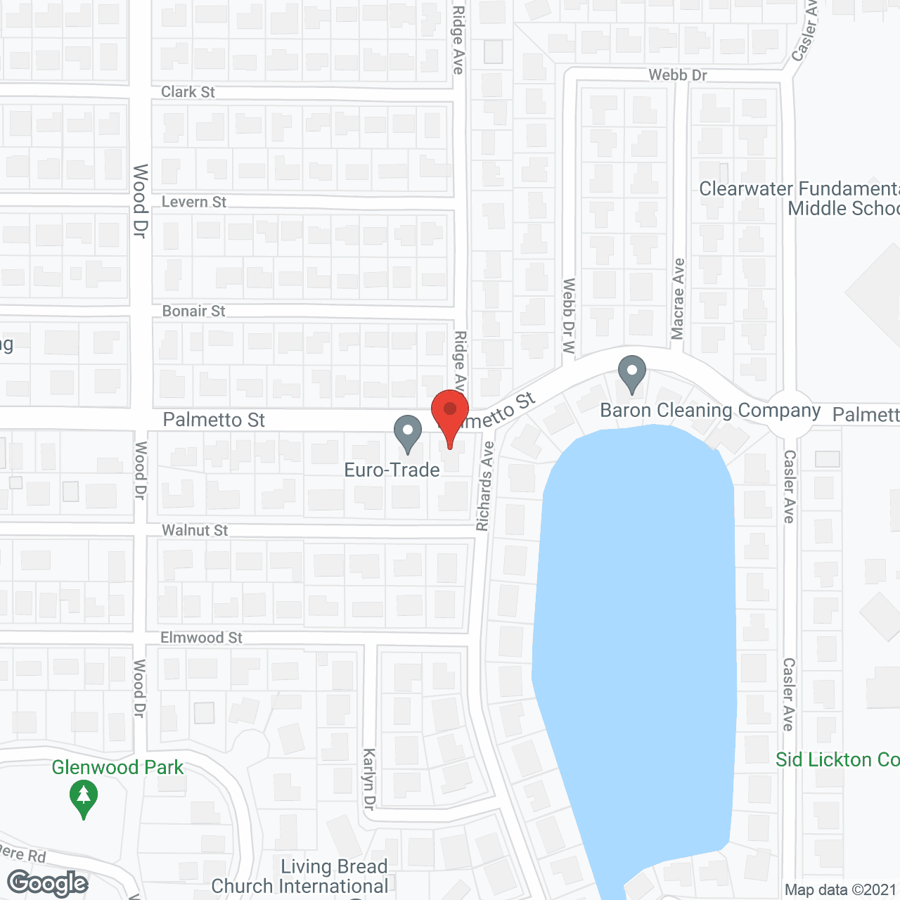 Map of the neighborhood around Autumn Years