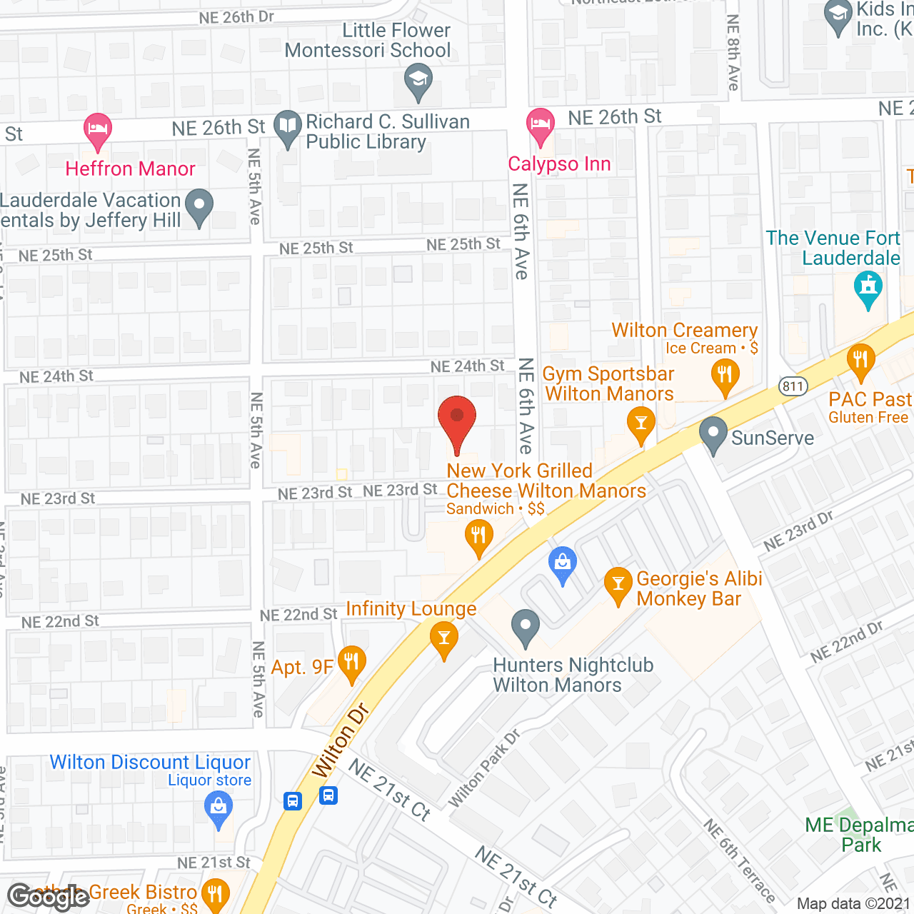 Map of the neighborhood around Comfort Care Retirement Home