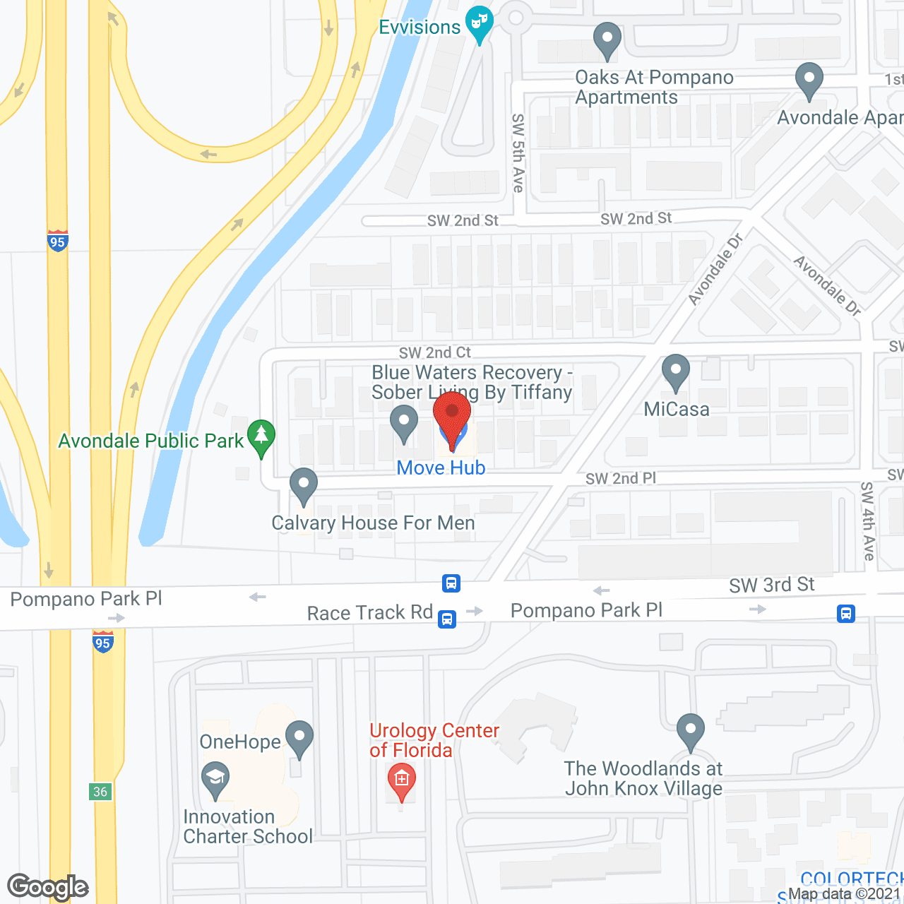 Map of the neighborhood around Avondale Manors Retirement