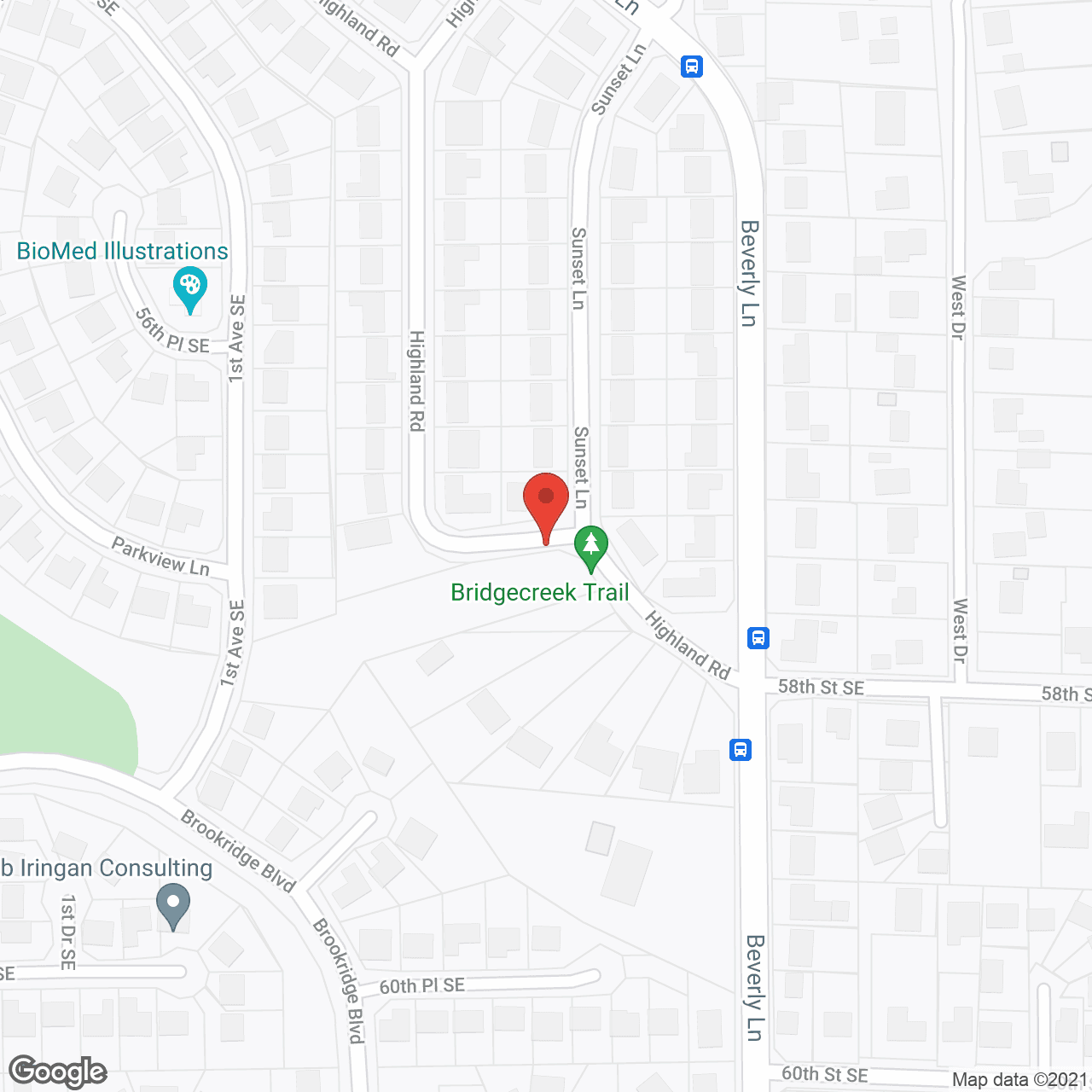 Map of the neighborhood around Oasis of Shalom LLC